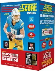 2024 Panini Score Football Trading Cards NFL Blaster Box