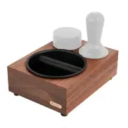 Knock Box Wooden Knock Box with tamper station Espresso tamping station,Coffe...