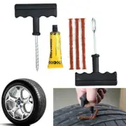 Emergency Tubeless Car Tyre Puncture Repair Grip Tool Flat Tyre Plug Puncher Kit