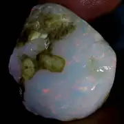 Natural Welo Fire Multi Fire Ethiopian Opal Rough Gems 37.4Ct 24X29X11mm EO-4444