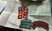 LOT D 16 VINTAGE GIRL SCOUT BADGES Lac Baie Council Order Forms