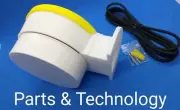 Google Wi-Fi Nest Wall mount KIT right-angle. White and Yellow.
