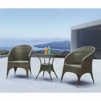 在飛比找蝦皮購物優惠-【 IS空間美學】鋼藤休閒桌椅組(2023-B-384-3)
