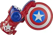 Nerf Power Moves Marvel Avengers Captain America Shield Sling NERF Disc-Launching Toy for Kids Roleplay, Toys for Kids Ages 5 and Up (Amazon Exclusive)