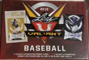 2019 LEAF VALIANT BASEBALL FACTORY SEALED HOBBY BOX - 4 RC AUTOS + 1 BGS RC AUTO
