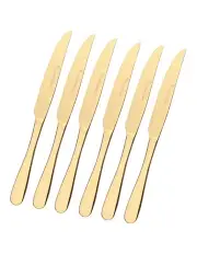 [Stanley Rogers] Albany Steak Knives 6 Piece Set in Gold