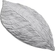 Dog Blanket Mat for Dogs Cats 41''×75'' Comfortable Leaf Design Dog Blanket Pet Blanket Mat Stylish Leaf Shape Pet Mat Pet Blankets Cover Machine Washable for Bed Couch Sofa Floors Protection (Grey)