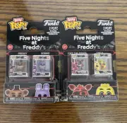 Funko Bitty Pop! Freddy Fazbear, Bonnie the Rabbit, foxy The Pirate & Chica