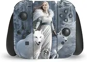 Official Anne Stokes Winter Guardians Art Mix Vinyl Sticker Gaming Skin Decal Cover Compatible with Nintendo Switch Joy-Con Controller