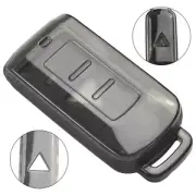 Transparent Black Key Fob Case for Mitsubishi Outlander Sport 2011 2022