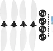 Quick Release Propeller Light Weight Props Blade Replacement Wing Fans Spare Parts Accessories, for DJI Mavic Mini/Mini 2 Drone Blade Propeller(White)