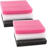 PHENOFICE 6Pcs Wool Felting Mats Pearl DIY Craft Pin Cushion for Needle Felting Projects Versatile Workbench for Embroidery and Crafting