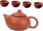 COLLBATH 1Set Handmade Antique Teapot Tea Brewing Pot Housewarming Present for Tea Lovers Convenient for Home and Office Use