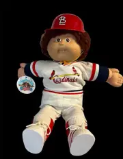 Very RARE Vintage 1986 Cabbage Patch Kids Doll NWT All Starts Cardinals doll