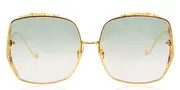 Anna-Karin Karlsson NOUVEAU ROMANTICA Gold Light Men's Sunglasses Gold Size Standard