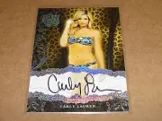 2015 Benchwarmer CARLY LAUREN #21 Sin City Corset Auto SUBURGATORY Playboy Model
