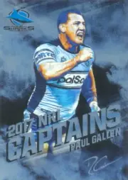 2017 NRL Elite Club Captains C4/18 - Paul Gallen - Cronulla-Sutherland Sharks