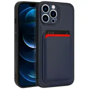 ZUSLAB iPhone 12 Pro Max Case, Magnetic Detachable Card Holder Wallet Shockproof Heavy Duty Protective Cover for Apple (2020) - Blue
