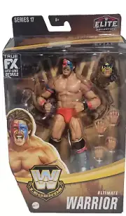 WWE Elite Collection Ultimate Warrior Figure Legends FREE SHIPPING! Package Wear