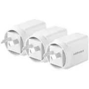 Momax 20W USB-C iPhone PD 3 Pack - Up to 20W PD Fast Charging for Wall Charger [MPPMOX00099B]
