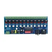 Thyristor DMX512 DMX Dimmer 110-220V f/ Lamp Bulb Incandescent Lamp Dimmer 12CH