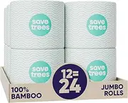 Cloud Paper Bamboo Toilet Paper - 12 Rolls Of Organic Toilet Paper, 3-ply, 300 Sheets Per Roll - PFAS Free, FSC Certified, Plastic Free, Vegan & Chemical Free Toilet Paper