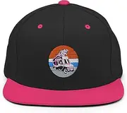 [Teegarb Letter Blanket] Snapback Hat Hilarious Old-Fashioned Nostalgic Automobiling Sweets Van Humorous Soft-Serve Commercial Truck