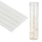 20CM/8Inch Reed Diffuser Stick, 50 Pack Refill Sticks with PET Bottle, White