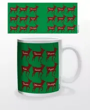 REINDEER 11 OZ COFFEE MUG TEA CUP HOLLIDAY JESUS CHRISTIAN RUDOLPH CHRISTMAS FUN