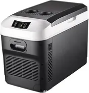 Portable Refrigerator, 12 Volt Fridge Freezer for Home and Car Use, Ideal for Traveling, Camping, Road Trip, DC 12/24V(Black)