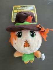 Multipet FALL/HALLOWEEN"SCARECROW" KNOBBY NOGGIN TOY Puppy/Dog NWT
