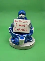Banksy Street Art by Kevin Francis Keep Your Coins, I WANT CHANGE Artist ed 1/1