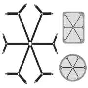 Sheet Fasteners Adjustable Elastic Bed Sheet Holder Straps for FullQueenKing ...