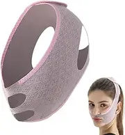 1 Pcs V-Line Lifting Tape, V Line Lifting Face Slimming Mask, a reusable sculpting mask,face lift strap,double chin reducer,chin strap for sleeping.