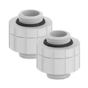 Bitspower Artemis Rotary Extender, Sandblast Silver, 2-pack