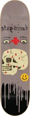 ZERO Brandon Burleigh Stay Dumb GITD Glow In The Dark 8.25 Skateboard Deck