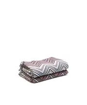 Missoni Home Zig-Zag Woven Fringed-Edge Throw One size Gray