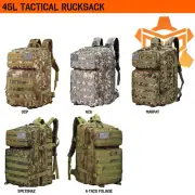 45L Military Tactical Backpack / Molle Bag Rucksack / Assault Pack