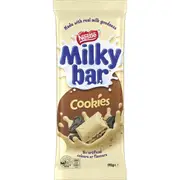 Milkybar Cookies & Cream White Choc Block 170g