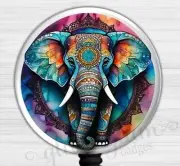 Elephant Badge Holder, Beautiful Elephant Badge Reel, Cute ID Retractable GG6515