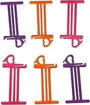 Large Crochet Bobbins - Prevent Tangles, 4'' Thread Bobbins for Knitting, 3 Color, 6 Pcs