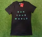 SAUCONY RUN YOUR WORLD MENS SHORT SLEEVE SHIRT SIZE XSMALL BRAND NEW BLACK