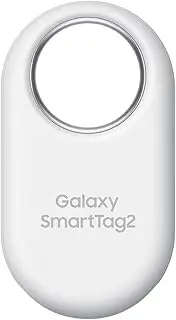 [Samsung] Galaxy SmartTag2 (1 Pack) Bluetooth Tracker, Compass View, AR Find Lost Mode, White