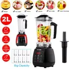 Red/Black 2L Commercial Blender Mixer Food Processor Juicer Smoothie Ice Crush