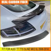 Real Carbon Rear Trunk Spoiler Boot Wing Lid For Audi TT TTS Sline Mk2 8J 08-14 (for: Audi)