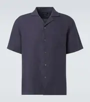 [Thom Sweeney] Thom Sweeney Linen shirt UK 18 blue