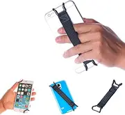 TFY Security Hand Strap Holder Compatible with iPhone Xs Max Xs XR / 8/8 Plus 6 / 6S (Plus) - iPhone 7/7 Plus - Samsung Galaxy S10 / S10 Edge - Galaxy Note - Huawei Mate 10/20 Pro and More
