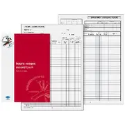 Zions SBE9 A5 Hours and Wages Record Book