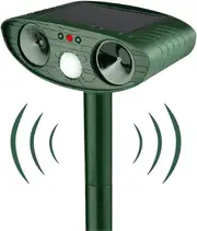 Winter promotion,Ultrasonic Cat Repeller, Solar Powered Cat Repeller, Ultrasonic Rodent Repellent with Motion Sensor, Waterproof Outdoor Cat Repeller