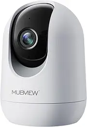 Indoor Security Camera 2K, Pet Camera with Phone App, WiFi Cameras for Home Security Camera for Dog/Baby Monitor/Elder Pan Tilt, 2.4G, 24/7, 2-Way Talk, Human Detection, Motion Tracking, SD&Cloud